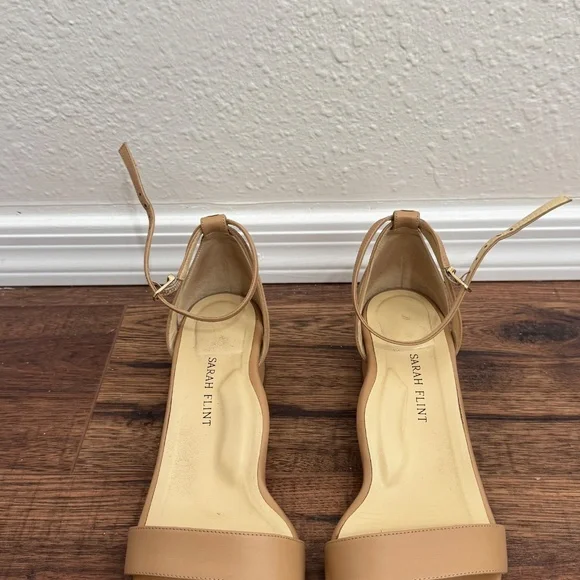 Perfect Block Sandal 30, Sand Calf leather, Size 38 - Picture 2 of 5